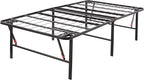 Amazon Basics Foldable Metal Platform Bed Frame, Noise-Free Mattress Foundation by AmazonBasics