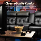 Recliner Sofa Set, Massage Home Theater Set - Image 7