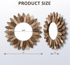 Honiway Boho Wall Decor 12 inch Decorative Mirror - Image 6