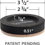 Felt Furniture Sliders for Hardwood Floors X-PROTECTOR 8 PCS 3 ½” - Image 2