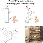 Maupvit Rattan Shoe Storage Cabinet - Image 4