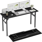 TEMI Long Computer Desk Folding Table by TEMI