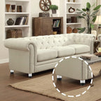 Set of 4 Stainless Steel Furniture Legs 2 Inch, Adjustable Round Cabinet Legs - Image 7