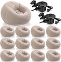 Realspring 6 9 12 Pcs Inflatable Bean Bag Chairs by Realspring
