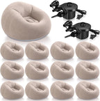 Realspring 6 9 12 Pcs Inflatable Bean Bag Chairs by Realspring