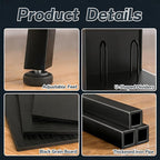 Faesun Flip Top Record Player Stand, Large Turntable Stand Holds up to 150+ - Image 6