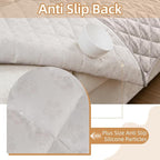 Dog Couch Cover for Sofa 100% Waterproof Faux Linen Sofa Covers for 3 Cushion - Image 5