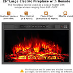 YESHOMY Fireplace TV Stand for Television up to 65+ Inch - Image 5