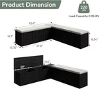 Bobve L-Shape Storage Bench - Image 2