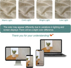 Chyhomenyc Semi Sheer Curtains 96 Inches Long 2 Panels - Image 3