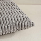 Fancy Homi 4 Packs Grey Decorative Throw Pillow Covers 14x24 Inch - Image 4