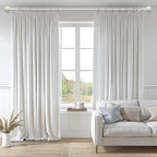 QDWIS 2 Pack Antique White Curtain Rods - Image 2