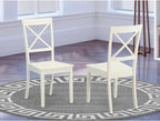 East West Furniture BOC-WHI-W Boston Dining Room Chairs - Image 2