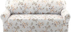 H.VERSAILTEX Floral Pattern Couch Covers High Stretch Sofa Covers Printed Couch by HVERSAILTEX