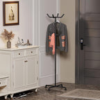 Industrial Coat Rack, Metal Pipe Coat Rack Stand Freestanding - Image 3