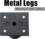 Set of 4 Furniture Legs 7 Inch, Adjustable Aluminum Alloy Cabinet Legs - Image 5