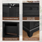 Joaxswe Farmhouse 6 Drawer Dresser - Image 6