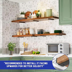 Goovilla Shelf Bracket, Heavy Duty Floating Shelf Brackets 4 inch Long - Image 2