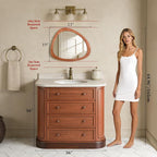 WallBeyond Asymmetrical Mirror, Irregular Wall Mirror - Image 5