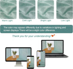 Chyhomenyc Extra Long Aqua Green Semi Sheer Curtains 120 Inches Long 2 Panels - Image 9