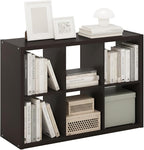 Furinno Cubicle Book Shelf, 6-Cube Bookshelf, Extra Thick Frame Horizontally & by Furinno-FitsYourSpaceFitsYourBudget
