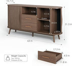 JOINICE 63" Fluted Storage Cabinet - Image 2