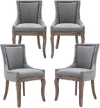 Modern Dining Chairs Set of 4, High Back Dining Chairs Side Chairs by MZDOO