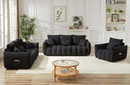 Antetek Teddy Sofa Set for Living Room, Modern Deep Seat Sofa Chair and - Image 7