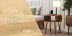 Bme Dinkee Solid Wood Nightstand, Fully Assembled, Without Drawer - Image 7