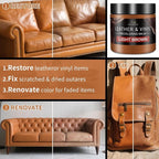 Leather Recoloring Balm and Scratch Repair Kit, Light Brown Leather Restorer - Image 3