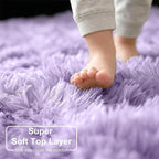 Amdrebio Light Purple Large Round Rugs 6Ft - Image 4