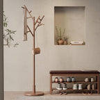 Muwuele Coat Rack, Solid Wood Coat Rack Freestanding - Image 2