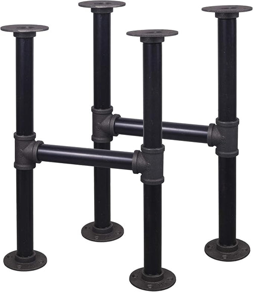 16'' Hight H-Shape Industrial Table Leg Set by NIUBIDINDUSTRIALFURNITUR