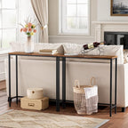 HOOBRO Narrow Console Table, 29.5" Small Entryway Table, Thin Sofa Side Display - Image 6