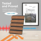 Art3d 4 Pack 47.2 x 23.6in. Wood Slat Acoustic Panels - Image 4