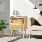 Lerliuo Rattan Nightstands Set of 2 - Image 4