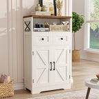 FiveWillowise Farmhouse Storage Cabinet by FiveWillowise