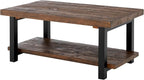 Pomona 42-Inch Rectangular Solid Wood Coffee Table - Image 9