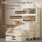 6-Tier Foldable Storage Cabinet - Image 4