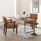 FAGAGA Accent Chair, PU Leather Living Room Chairs Oversize - Image 6