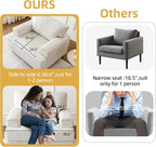 Oversized Accent Chair with Armrest Organizer, Comfy Living Room Chairs with - Image 5