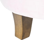 Homepop Home Decor | Upholstered Round Velvet Tufted Foot Rest Ottoman | Ottoman - Image 10