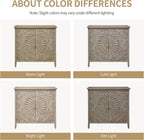 Vintage Accent Cabinet with Doors - Image 3