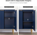 SICOTAS Sideboard Buffet Storage Cabinet, Modern Accent Cabinet - Image 6
