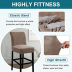 Turquoize Bar Stool Covers 4 Pack Bar Stool Covers - Image 4