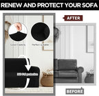 Peryiter 2 Pcs Sofa Covers Couch and Loveseat Covers Set Stretch Sofa Slipcover - Image 5