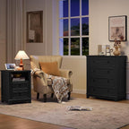 Joaxswe Farmhouse 4 Drawer Dresser - Image 11