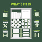 Furinno CUBICLE Book Shelf, 6-Cube Bookshelf, Extra Thick Frame Horizontally & - Image 6