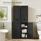 TEENFON 67" H Tall Storage Cabinet - Image 2
