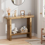 LIFECHOVY Farmhouse Wood Entryway Table Narrow Console Tables - Image 2
